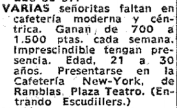 Primer anunci (9/9/1961)